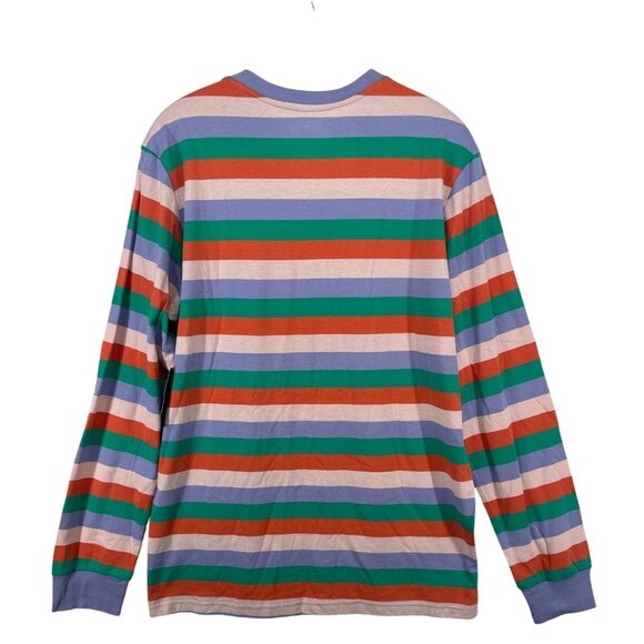 Disney X Box Lunch Womens TShirt Sz L Striped Stitch Experiment 626 Colorful NEW - Picture 2 of 11